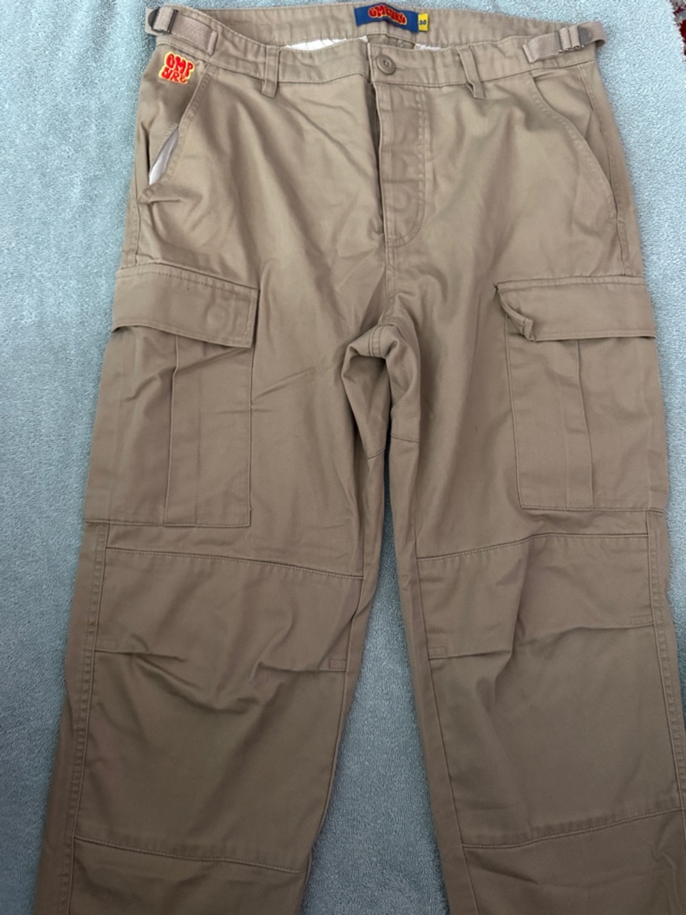Empyre Men's Khaki/Tan Cargo Pants with Utility Pockets